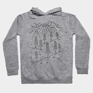 Hiking Trails (for Light) Hoodie